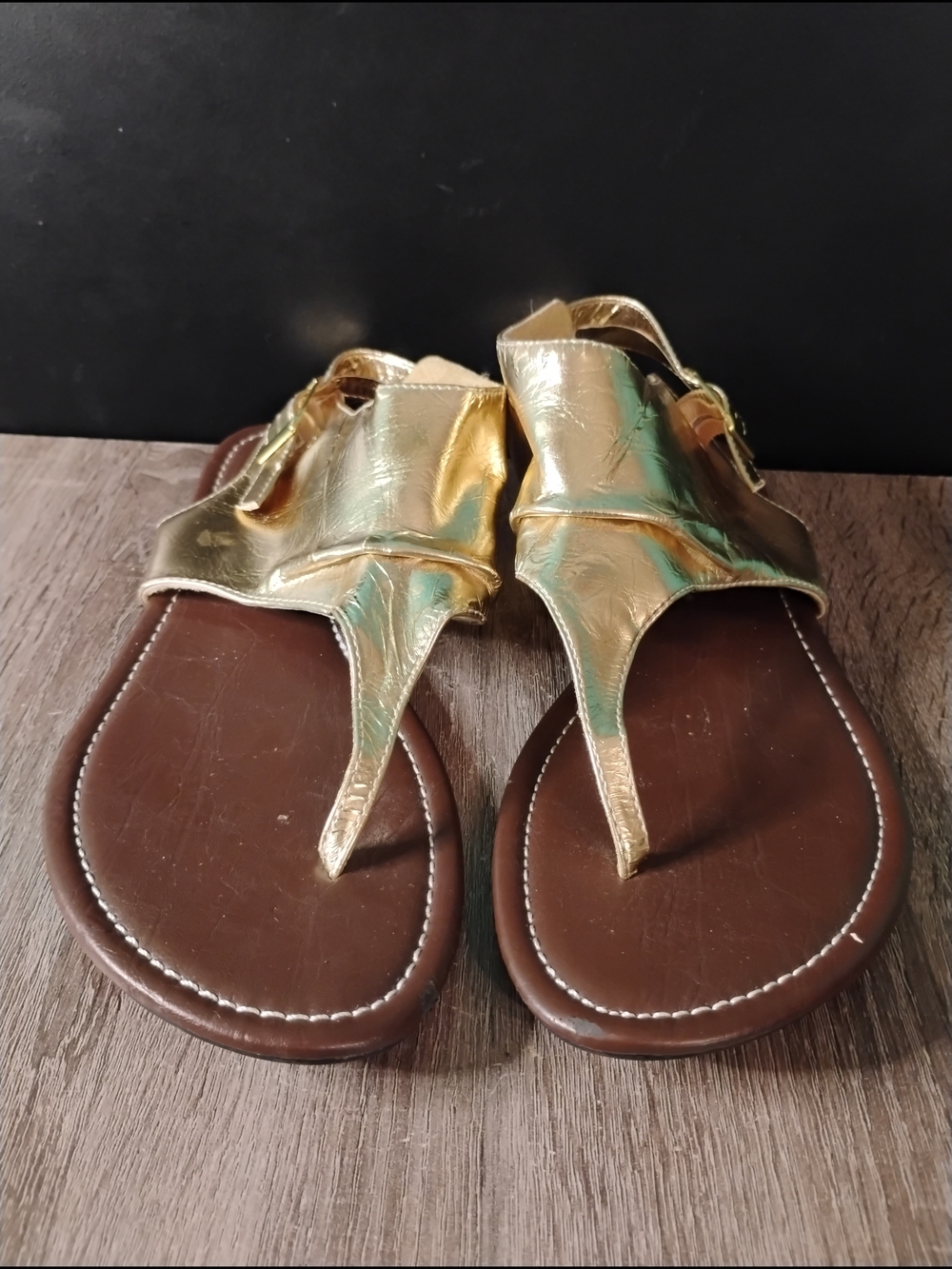 Kali Metallic Thong Sandal